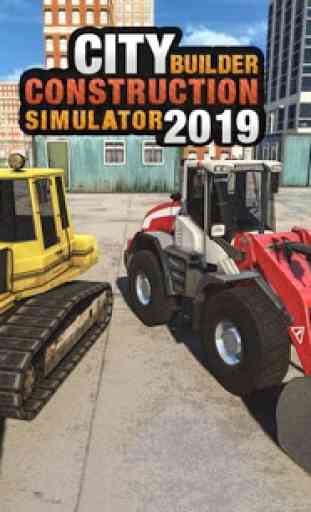 Construção Escavadora Escavadeira Simulador 2019 1