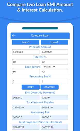 EMI Calculator - Home Loan & Finance Planner 4