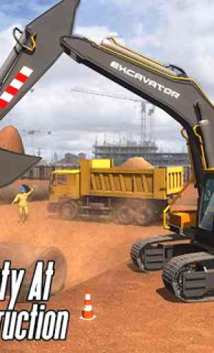 Escavadeira Pesada Cidade: Construction Crane Pro 4