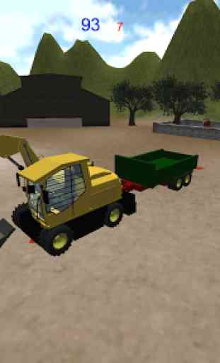 Escavadora Simulador 3D: Areia 1