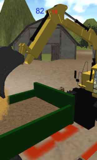 Escavadora Simulador 3D: Areia 2