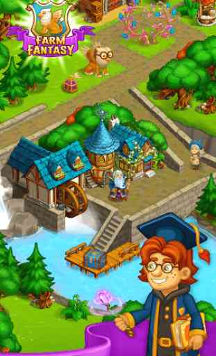 Farm Fantasy: Feliz Dia Mágico e Cidade Mágica 3