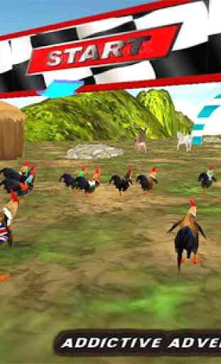 Farm Rooster Run- Angry Chicken Race Hero 2