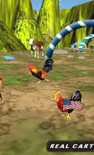Farm Rooster Run- Angry Chicken Race Hero 3