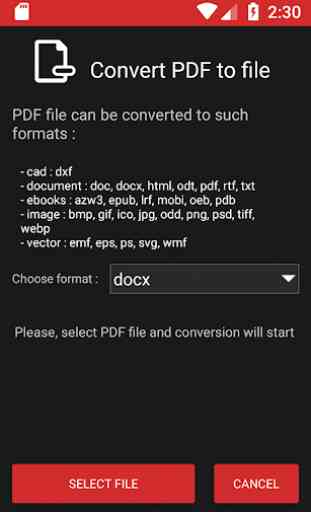 Ferramenta PDF Convert 3