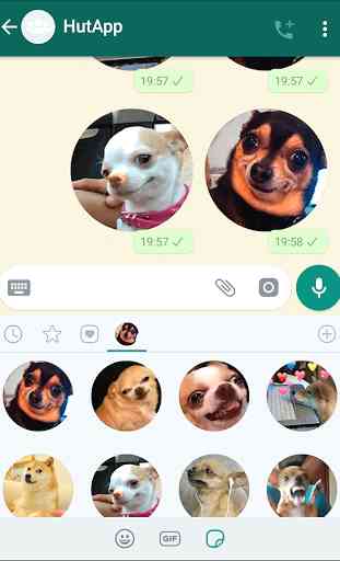 Figurinhas para WhatsApp de Cachorro WAStickerApps 3