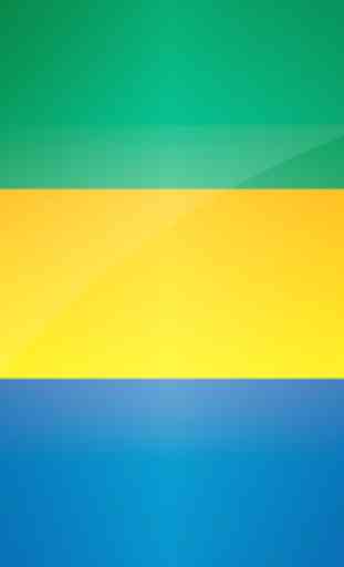 Gabon Flag Wallpaper 4