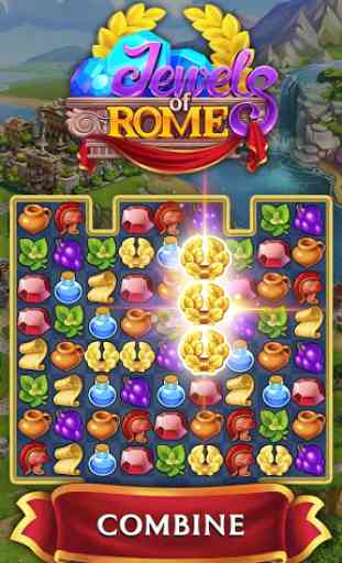 Jewels of Rome:Reúna gemas e renove a cidade 1