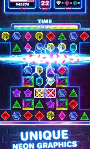 Jewels Quest 2 - Glowing Match 3 1
