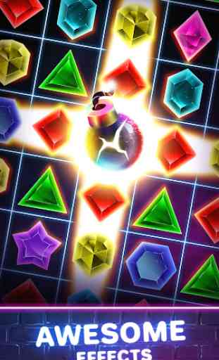 Jewels Quest 2 - Glowing Match 3 4