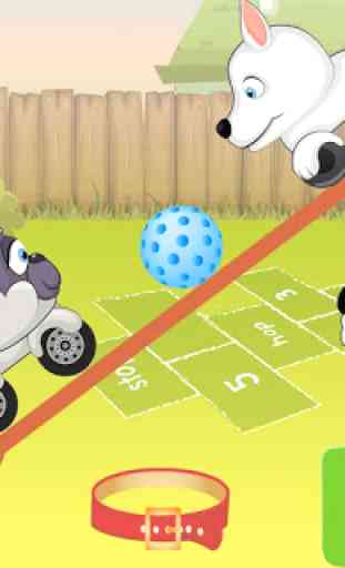 Jogo de corrida de carro para Crianças - Cães  4