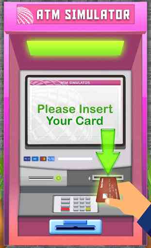 Jogo virtual dos miúdos do caixa do banco do sim 3