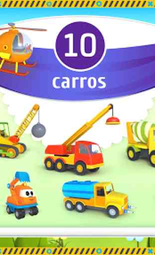 Léo e os veículos:   jogos educativos de carros 2
