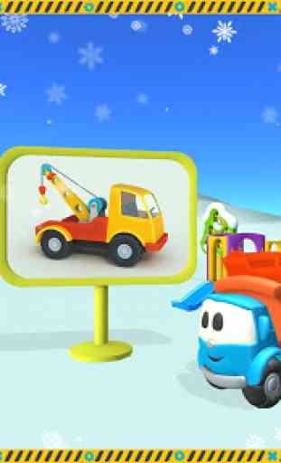Léo e os veículos:   jogos educativos de carros 4