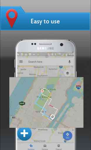 Mapas off-line gratuitos e navegação por GPS para 4