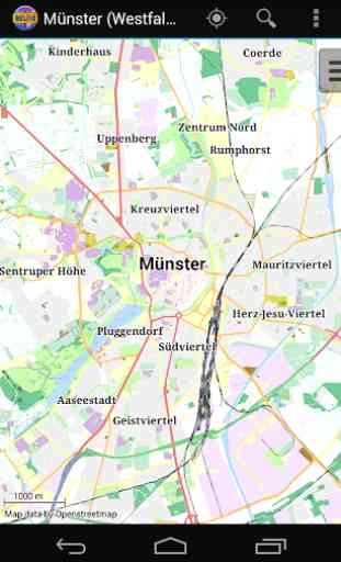 Münster Offline City Map 1