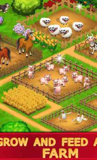 My Farm Town Village Life: Best Farm Games Offline 1