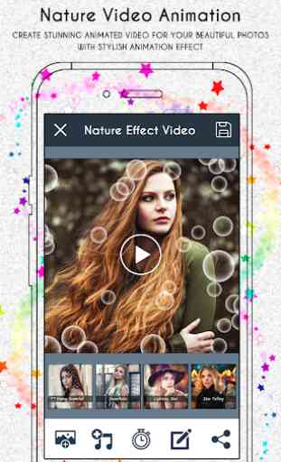Nature Effect Photo Video Maker - Photo Animation 1