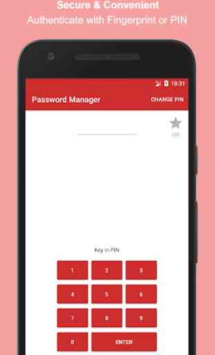 Password Manager: Fingerprint & Backup 1