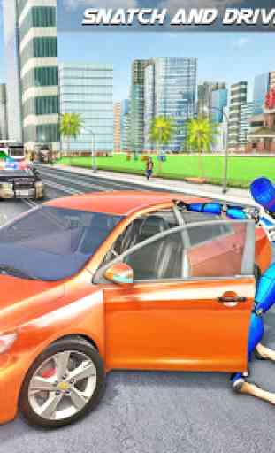 Polícia herói Robot Speed: jogos robô policial 3