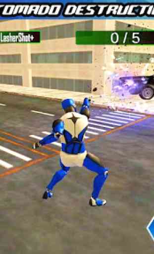 Polícia herói Robot Speed: jogos robô policial 4