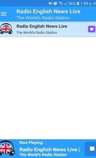 Radio English News Live App Player UK Free 1