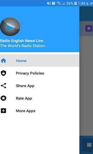 Radio English News Live App Player UK Free 2