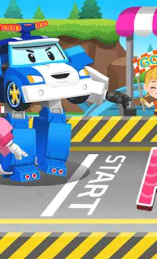 Robocar Poli Racing Popular Game - Alphabet 3