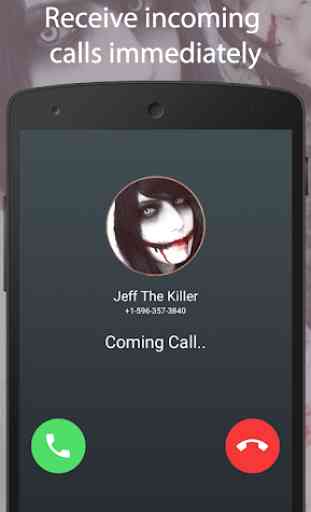 Scary Jeff The Killer Fake Chat And Video Call 3