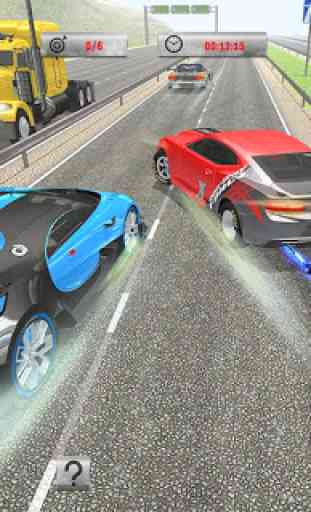 Simulador de acidente de carro e corrida de acro 4