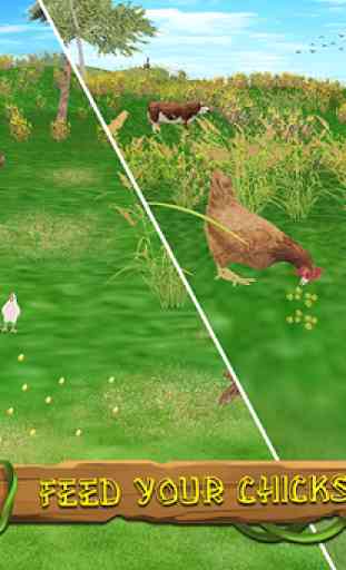 Simulador de família de galinha 3