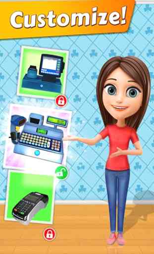 Supermercado Cash Register: Meninas Cashier Games 2