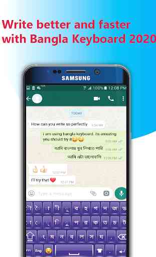 Teclado Bangla 2020: aplicativo Idioma Bangladesh 1