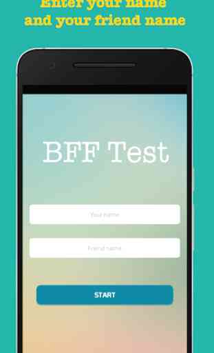 Teste de amizade BFF 1