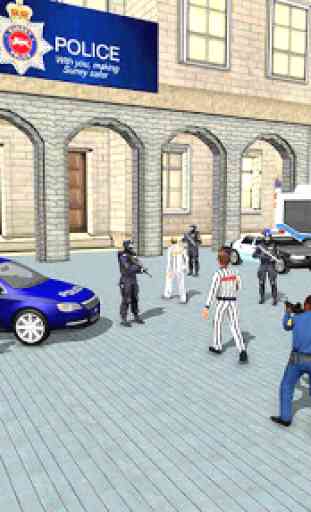 US City Police Car Prisoners Transport 2