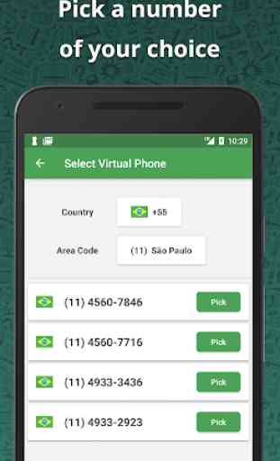 Wabi - número virtual para o WhatsApp Business 3