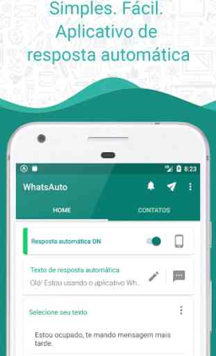 WhatsAuto - App de respostas automáticas 1