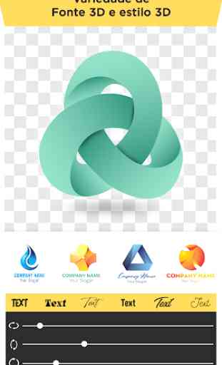 Criador de Logo 3D: Crie 3D Logo e 3D Design Free 2
