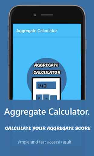 Aggregate Calculator,Calculate Aggregate score 1