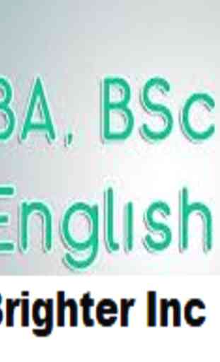 BA Bsc English Notes 1