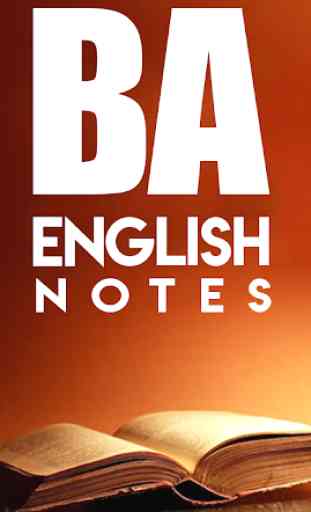 BA English Notes 3