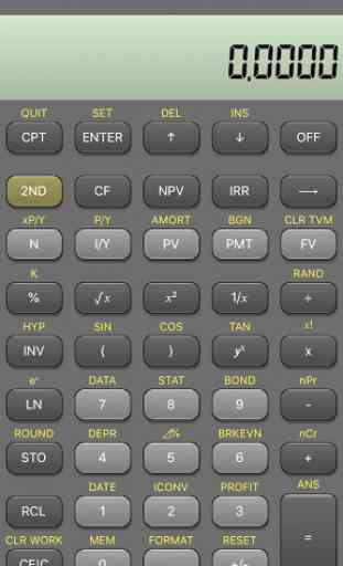 BA Financial Calculator 2