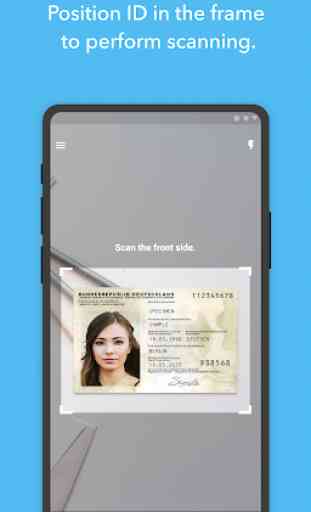 BlinkID - Scanner de identidade e passaporte 1