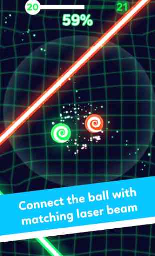 Bolas VS Lasers: Um jogo de reflexos 2