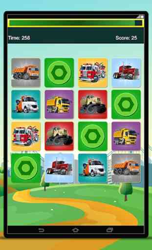 Bombeiros e caminhões: jogo para meninos 1