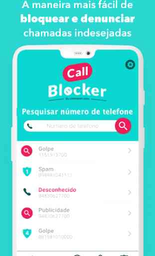 Call Blocker - Bloqueie & denuncie chamadas spam 2