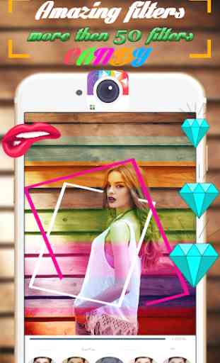 Candy Selfie Camera - Photo Editor, Collage Maker 3