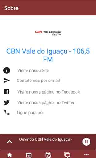 CBN Vale do Iguaçu - 106,5 FM 4