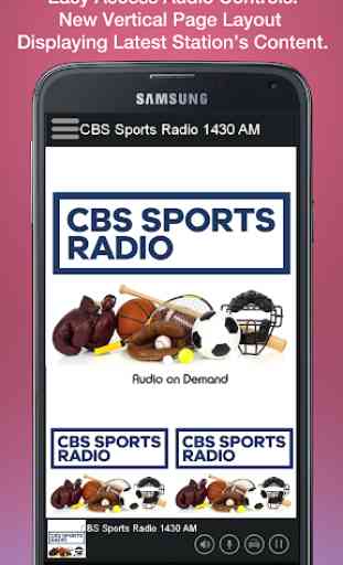 CBS Sports Radio 1430 AM 2