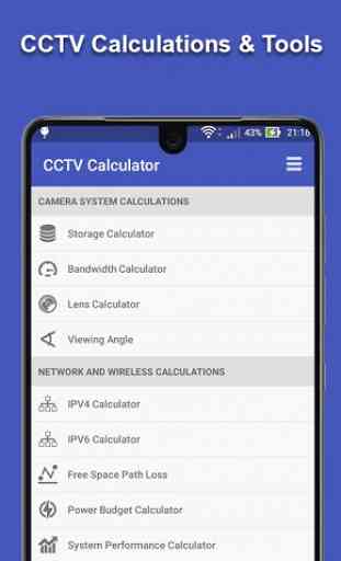 CCTV Calculator and Tools 1